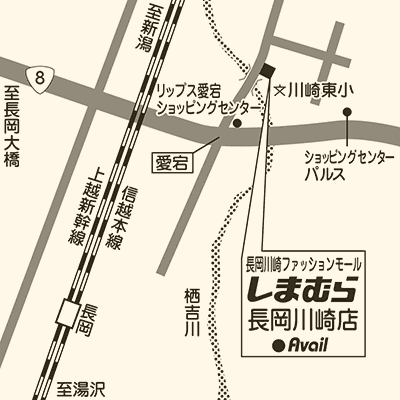 しまむら長岡川崎店の店舗情報 しまむらグループ