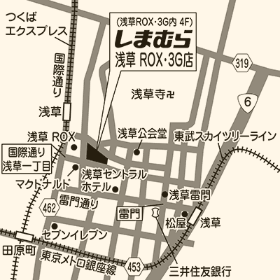 しまむら浅草 Rox 3g店の店舗情報 しまむらグループ